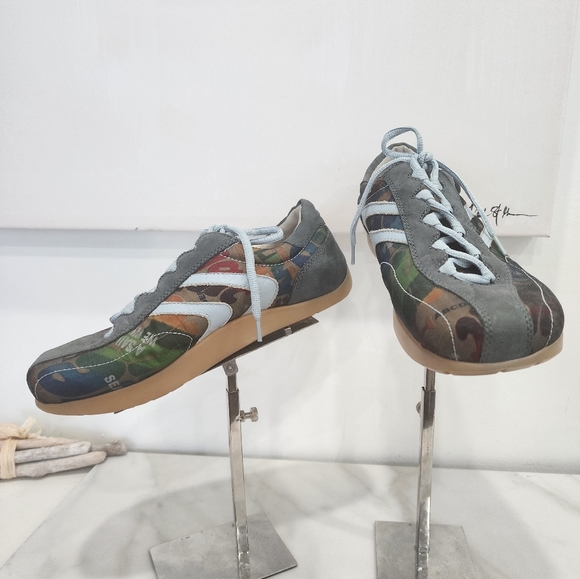 [ EARTH] pastiche Baltic blue Orizon lace up shoe size 8 b mens/ womens - Picture 13 of 14